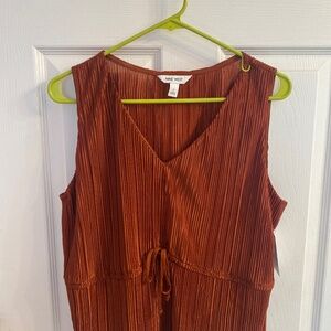Burnt Orange Business Casual Tank